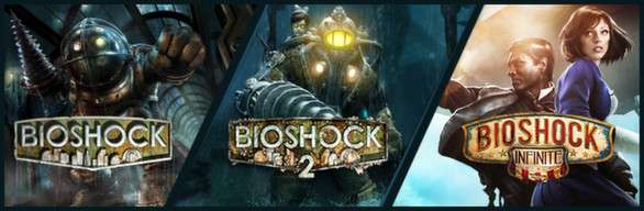 Triple Pack BioShock (1, 2, Infinite) sur PC