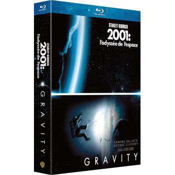 Coffret Blu- ray Gravity + 2001 l'odyssée de l'espace