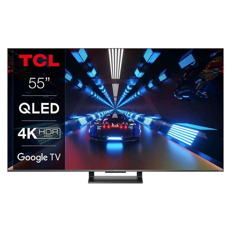 TV 55" TCL 55C731 - QLED, 4K, 144 Hz, HDR, Dolby Vision, HDMI 2.1, VRR/ALLM, FreeSync, Google TV (+ 31.95€ en RP) - Via ODR de 100€ (Ubaldi)