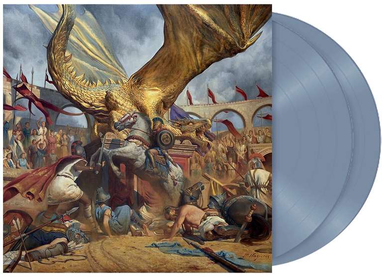 Double Vinyle Trivium in the court of the dragon - couleur bleu Edition limitée