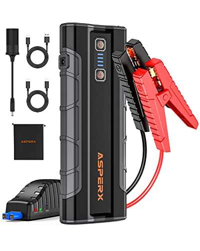 Démarreur de batterie de voiture portable Jump Starter AsperX - 2500A, 21000mAh/ 12V (Via coupon - Vendeur tiers)