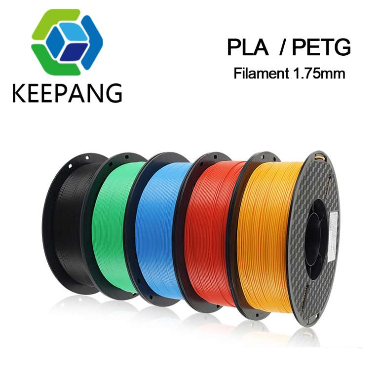 Bobine filament PLA ou PETG Keepang - 1 kg, plusieurs coloris