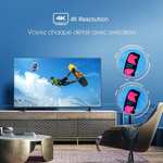 TV 65" Hisense 65E77HQ - 4K, QLED, HDR10+, Dolby Vision, DTS Virtual:X, Smart TV (via 197,70€ sur la carte)