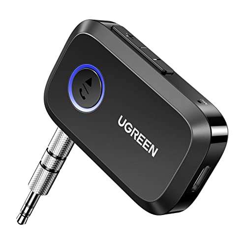 Acheter Récepteur Audio sans fil Bluetooth 5.3 pour voiture, musique/appel  mains libres, adaptateur auxiliaire 3.5mm pour voiture/maison stéréo