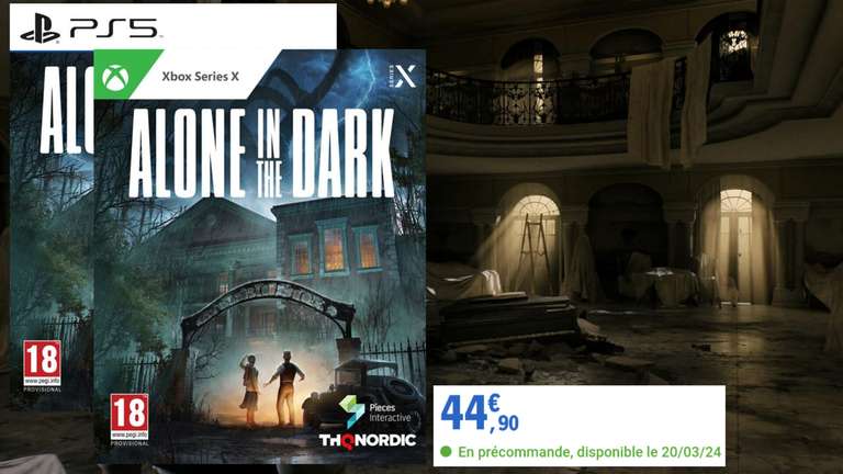[Précommande] Alone in the Dark Remake sur PS5 ou Xbox Series X