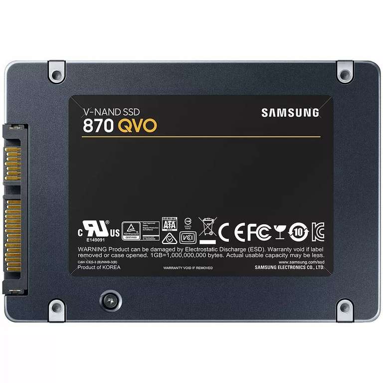 SSD interne 2.5" Samsung 870 QVO (MZ-77Q4T0) - 4 To