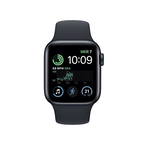 Montre connectée Apple Watch SE 2022 - GPS, 40 mm (44 mm à 294.10€)