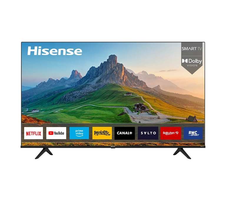 TV 55" Hisense 55A6CG - 4K, HDR, Indice 1600, Smart TV (via ODR 20€)