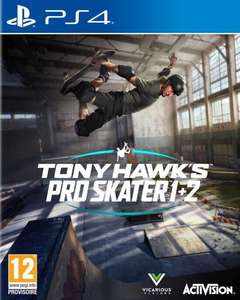 Tony hawk's Pro Skater 1+2 sur PS4 (Via Retrait Magasin)