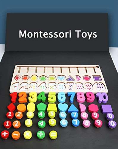 Jouet éducatif Montessori Mathématique en bois (vendeur tiers)