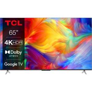 TV 65" TCL 65P637 - LED, 4K UHD, HDR10, Dolby Vision, Google TV (Via 164.70€ sur la carte)