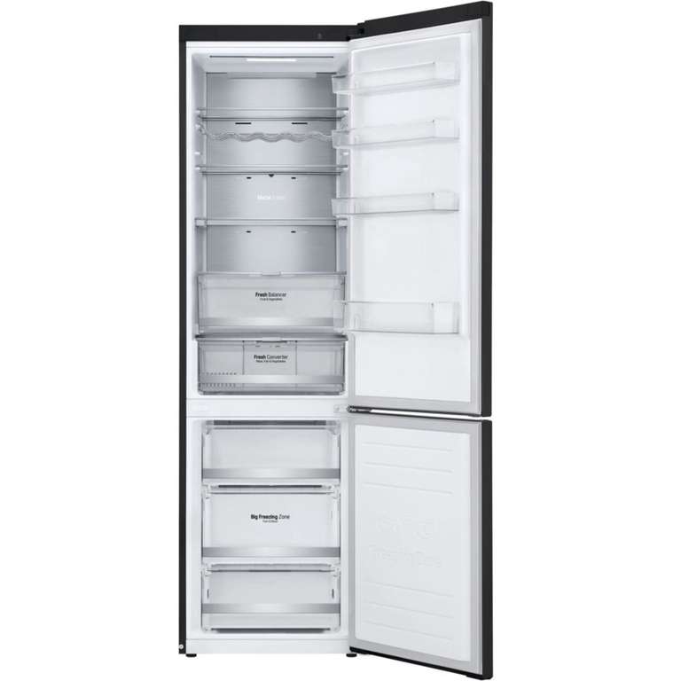 Réfrigérateur combiné LG Electronics GBB72MCUDN - 384L, Classe D, Carbone