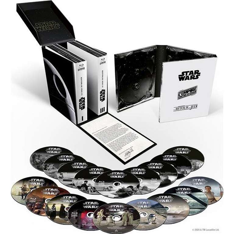 Coffret Blu-ray Star Wars - La Saga Skywalker (9 films)