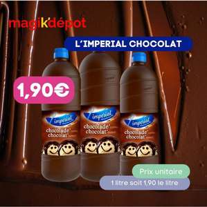 Topping chocolat l'impérial 1 litre - Magik'depot (Hauts-de-France)