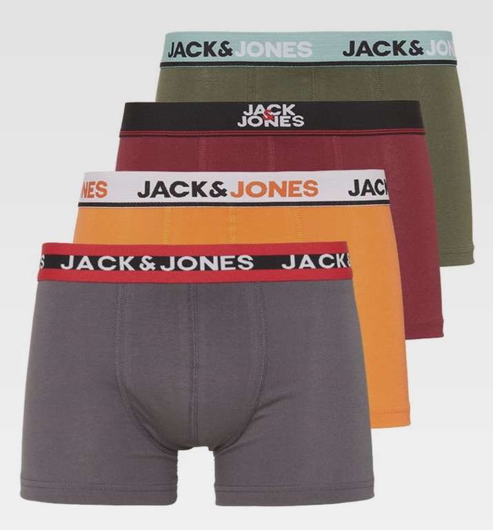 Pack 4 boxers Jack & Jones Jacluis (plusieurs slide les disponibles) - tailles du S au XXL