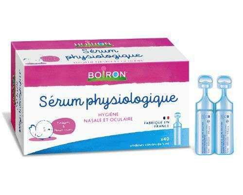 40 unidoses de Sérum Physiologique Boiron (40x 5 ml) - L'Union (31) - pharmacielafayette.com