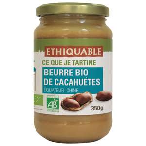 Beurre de cacahuète bio Ethiquable - 350g