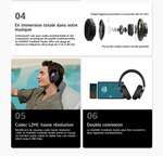 Casque audio sans fil Huawei FreeBuds Studio - Bluetooth 5.2, 410 mAh batterie, Or