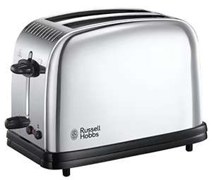 Grille-pain Toaster Russell Hobbs 23311-56 - 1670W, 2 Fentes Larges, Tiroir amovible, Fonction décongélation (via 9,17€ cagnottés)