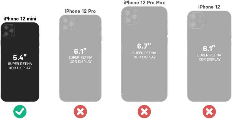 Coque Apple iPhone 12 Mini avec MagSafe Otterbox Slim & Sturdy - Antichoc, Anti-Chute, Ultra-Mince, Rose