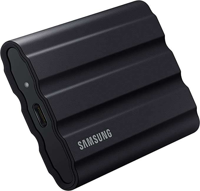 Disque SSD Externe Portable Samsung T7 Shield - 4 To, Noir (Via ODR de 100€)