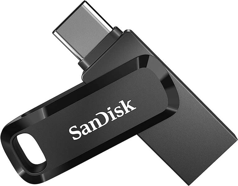 [Prime] Clé USB 3.1 SanDisk Ultra Dual Drive Go - 128 Go, Double connectique (Type-C & Type-A)