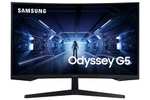 Ecran PC 27" Samsung Odyssey G5 - incurvé (1000R), 2560x1440p (QHD), HDR10, Dalle VA, 144 Hz, 1 ms, FreeSync Premium