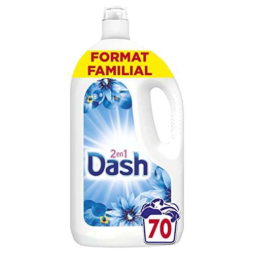 Bidon de lessive liquide Dash 2en1 Envolée D'Air - 70 Lavages –