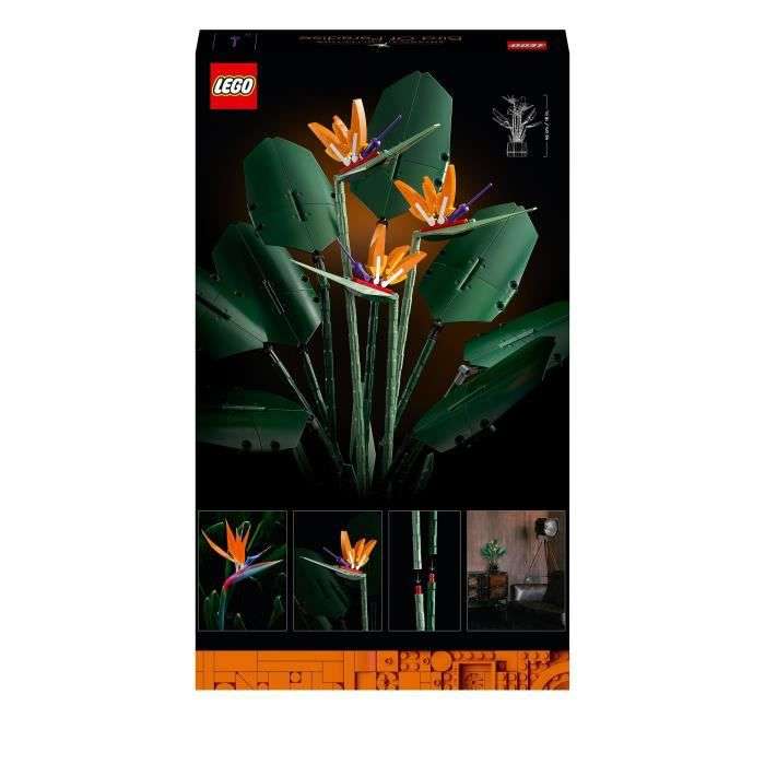 [CDAV] Jouet Lego Icons L’Oiseau de Paradis, Fleurs Décoratives, Maquette Botanical Collection, Construction Plantes 10289