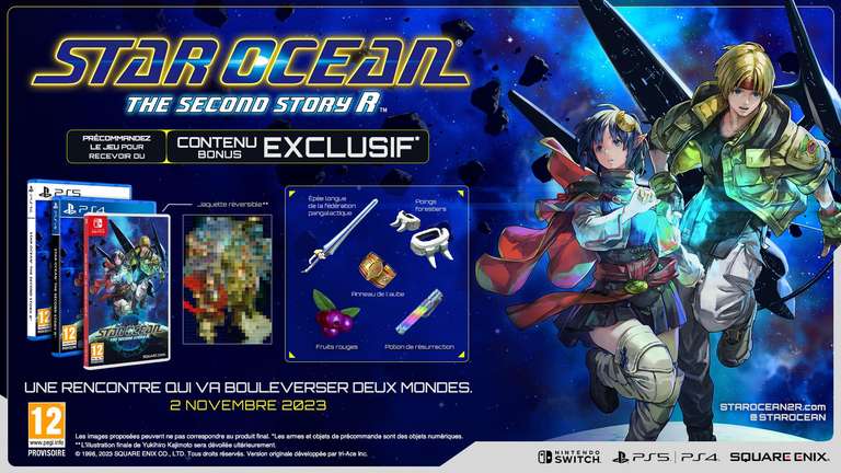 Star Ocean the Second Story R sur Nintendo Switch (sur PS4 à 43.75€ maintenant)