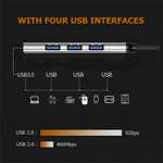 Hub USB Type-C 3.0 - 4 ports (1 USB 3.0 et 3 USB 2.0 - Existe aussi en USB-A)