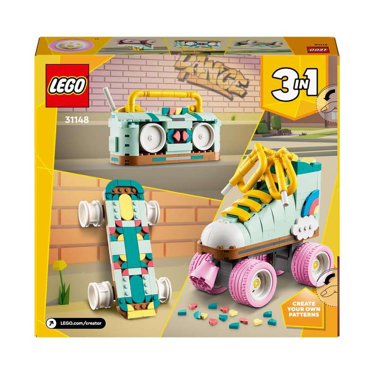 Jeu de construction Lego Creator (31148) - Les Patins à roulettes Rétro