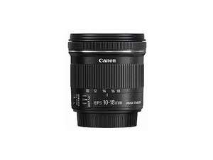 Objectif Canon EF-S 10-18mm f/4,5-5,6 is STM Zoom Grand-Angle stabilisé pour Appareil Photo Réflex APS-C EOS, Noir