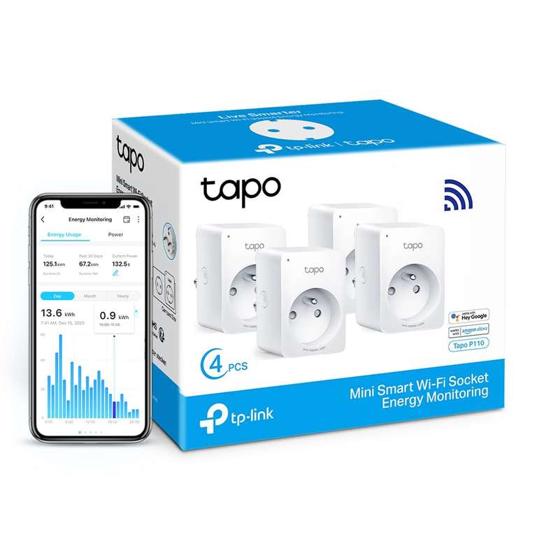 Tp-Link Tapo Prise Connectée Wifi Prise Intelligente Compatible