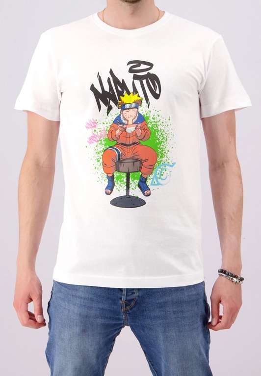 Sélection de T-shirt coton sous licence One Piece ou Naruto à 4,99€ - exemple : Luffy Nika Gear 5 - Tailles S à XL