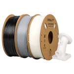 Lot de 3 kg de filaments ABS Creality Hyper Series - 1.75mm, 1 kg Noir + 1 kg Gris + 1 kg Blanc (Entrepôt EU)