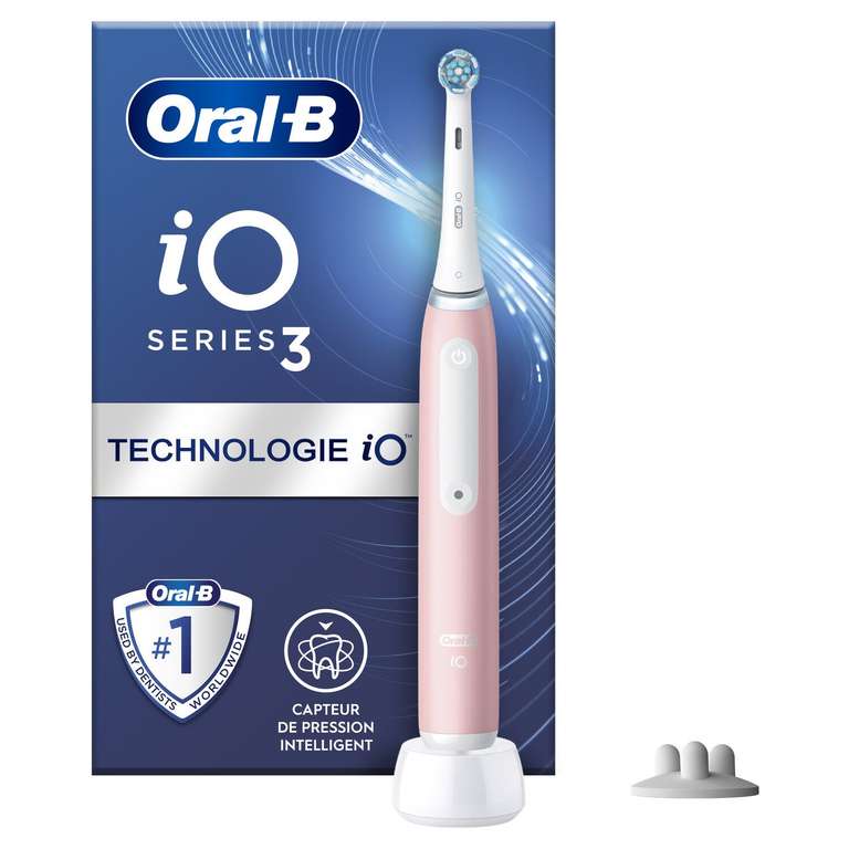 Brosse à Dents Électrique Oral-B iO série 3 - différentes variétés (via 71,92€ sur la carte de fidélité et ODR 20€)