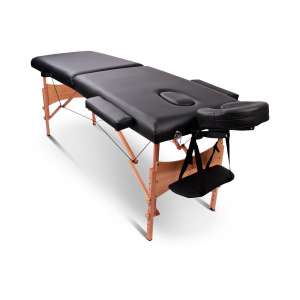 Table de massage pliante Yoghi TDM102 - Noir/Rose/Blanc