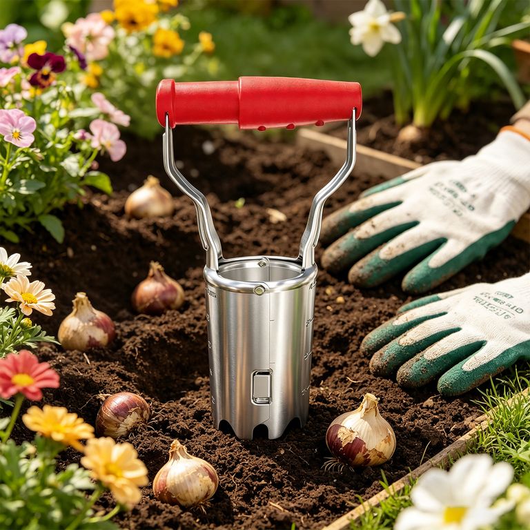 Plantoir à Bulbes Flora Guard - Avec repère de profondeur — JoyBuy