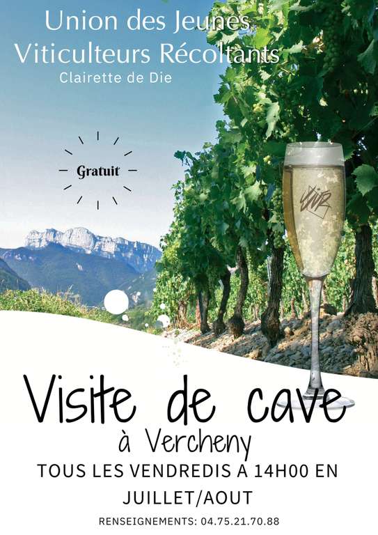 Visite guidée Gratuite des caves de l'Ujvr + dégustation - Vercheny (26)