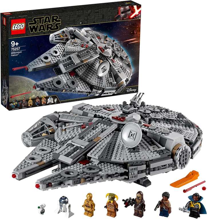 Jeu de construction Lego Star Wars Faucon Millenium : L'Ascension de Skywalker 75257 (via coupon)