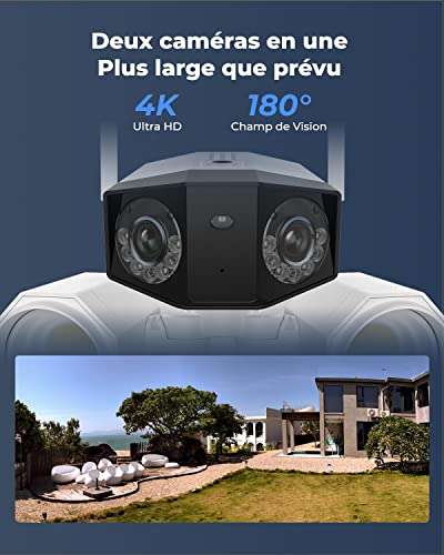 Caméra Surveillance Extérieure Reolink 4K 6 - WiFi (Via coupon - Vendeur Tiers)
