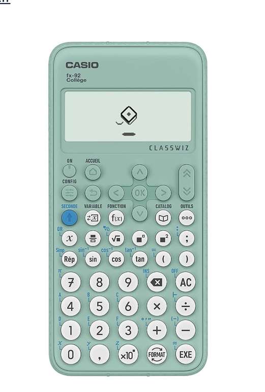 Calculatrice scientifique Casio Collège FX92 Collège (Via ODR 3€)