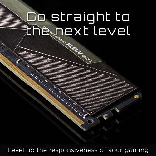 Kit mémoire RAM DDR4 Klevv Bolt X (KD48GU880-32A160U) - 16 Go (2 x 8 Go), 3200 CAS 16 ‎
