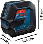 Niveau Laser Bosch Professional GLL 2-15 G - faisceau vert, support LB 10, trépied BT 150, portée jusqu’à 15 m, 4 piles AA (via coupon)