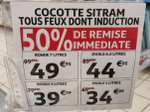 Sélection de cocottes Sitram en promotion - Ex: Cocotte en fonte émaillée 5L, Villebon (91)