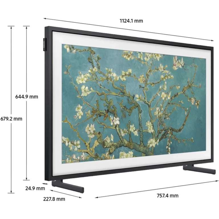 TV 50" Samsung The Frame TQ50LS03BG - QLED, 4K, 50HZ, Quantum HDR, HDMI 2.1, VRR & ALLM, Free Sync Premium Pro, Smart TV (via ODR 100€)