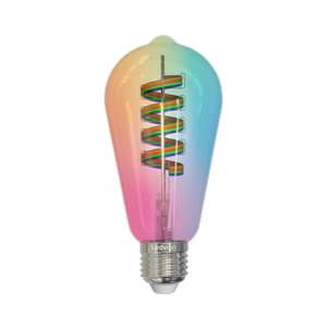 Ampoule connectée LED Filament Ledvion Smart RGB+1800K E27 - WiFi, Dimmable, 5W, Google Home/Alexa (lampesonline.fr)