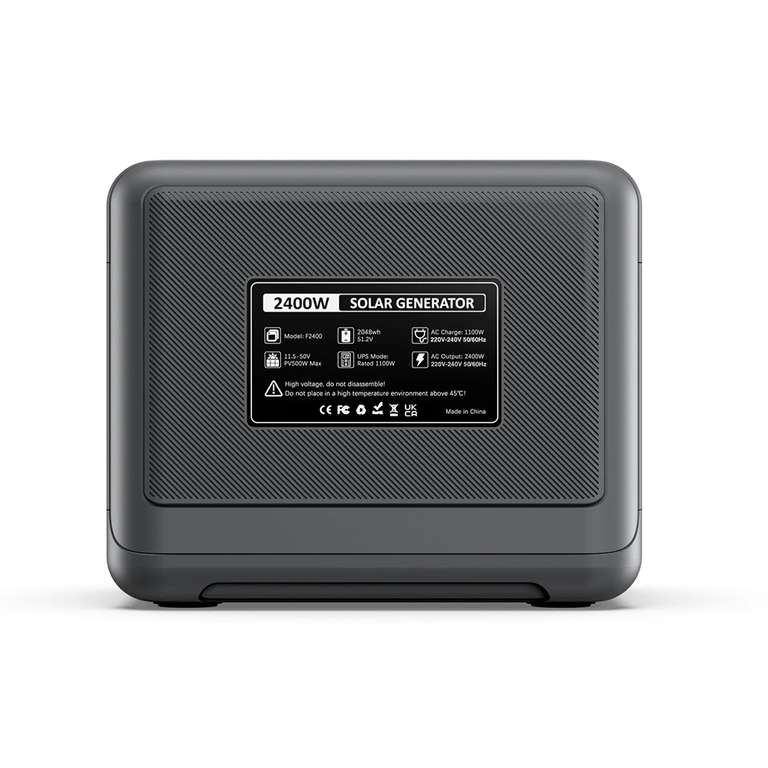 Sélection de stations électriques portables en promotion - Ex : FOSSiBOT F2400 - 2400W, stockage 2048 Wh (entrepôt Europe)