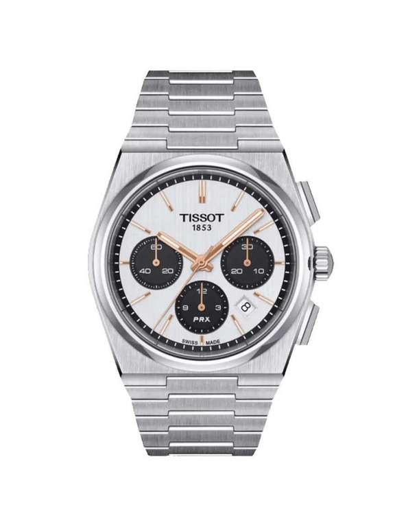 Montre Automatique Chronographe Tissot PRX T137.427.11.011.00 - Acier, 42mm (montresetvous.com)